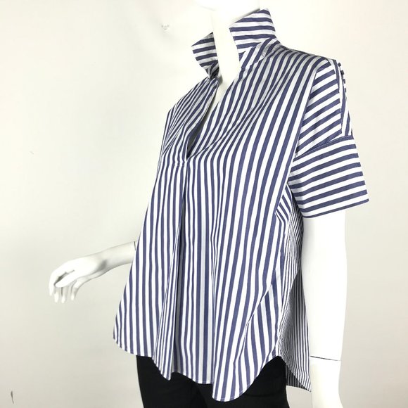 Madewell Tops - Madewell Striped Split Back Shirt